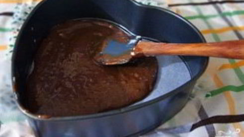 шоколадный брауни с творогом и вишней