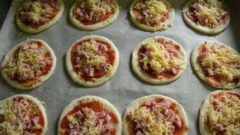 домашние мини-пиццы