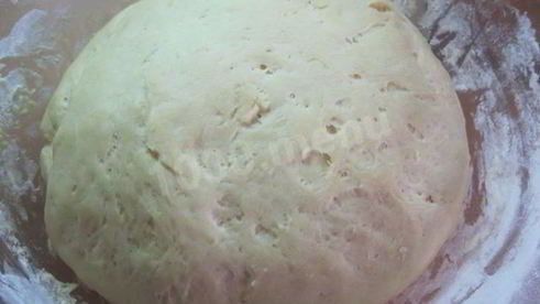 домашняя толстая пицца с грибами