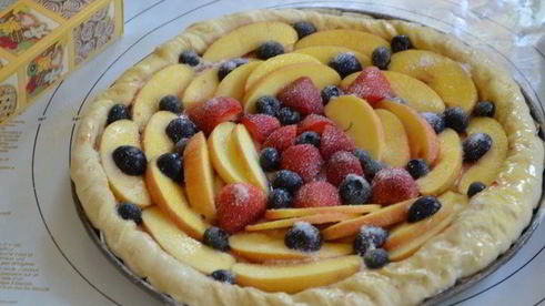 фруктовая пицца