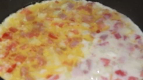 омлет-пицца