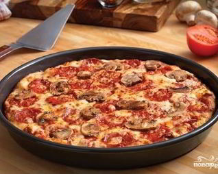 Пицца 10 минут на сковороде