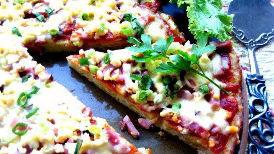 Рецепт пиццы без муки