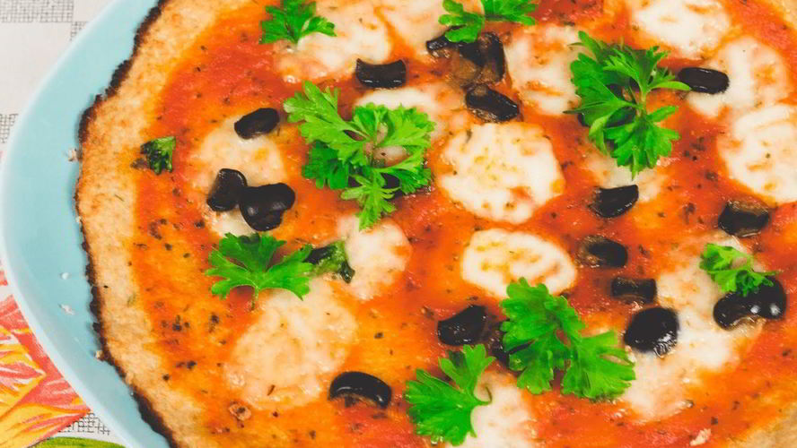 Рецепт пиццы без теста на цветной капусте