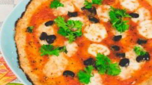 пицца без теста на цветной капусте