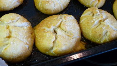 пицца булочка