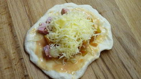 пицца булочка