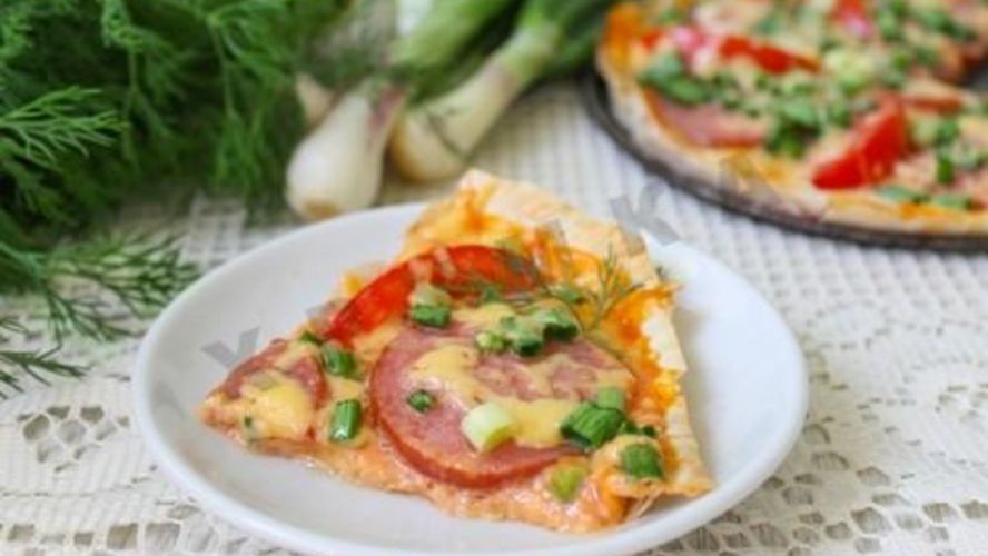 Рецепт пиццы из лаваша в духовке