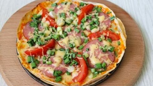 пицца из лаваша в духовке