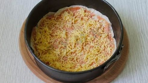 пицца из лаваша в духовке