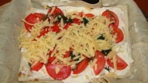 пицца из лаваша