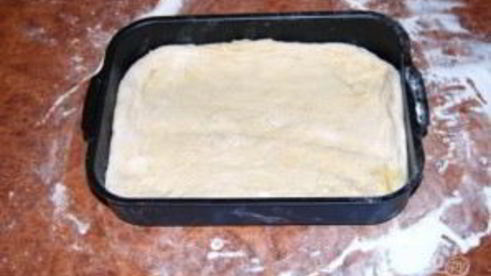 пицца из пирожкового теста