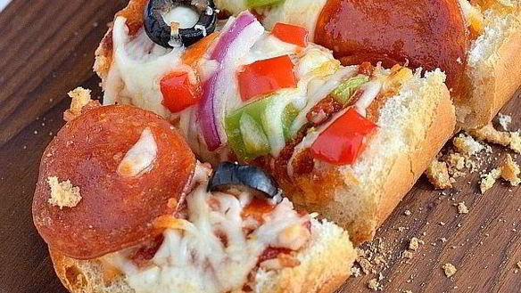 Рецепт Пиццы на батоне в духовке