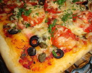 Пицца на манке