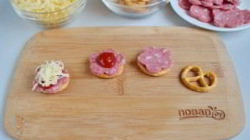 пицца на претцеле за 10 минут