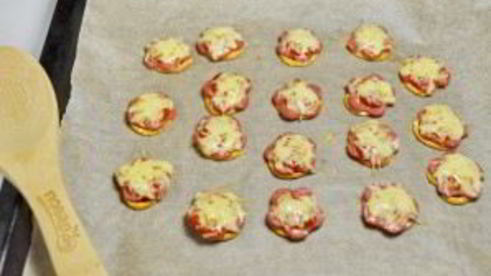 пицца на претцеле за 10 минут