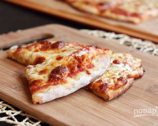 Пицца на противне