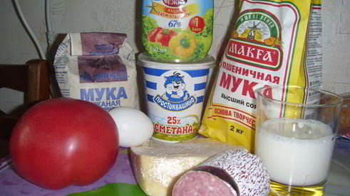 пицца на сковороде