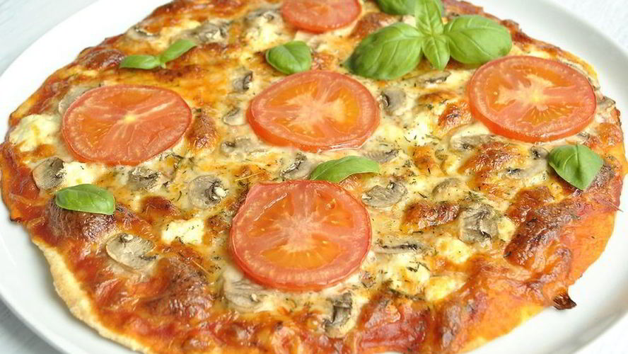 Рецепт пиццы на тонком тесте без дрожжей