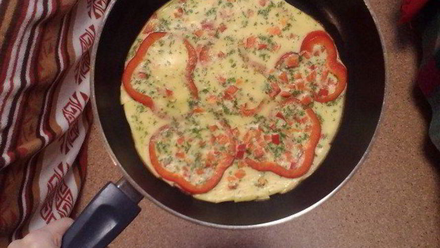 Рецепт пиццы-омлета