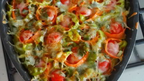 пицца овощная