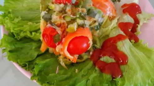 пицца овощная