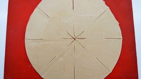 пицца рождественский венок