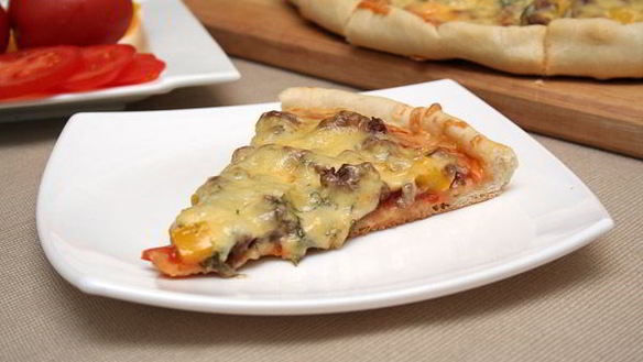 Рецепт Пиццы с фаршем по-домашнему