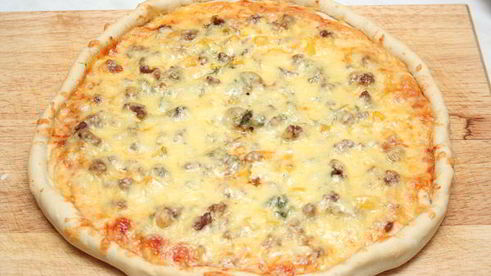 пицца с фаршем по-домашнему