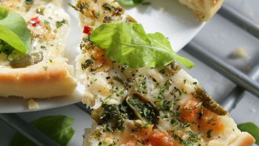 Рецепт пиццы с козьим сыром