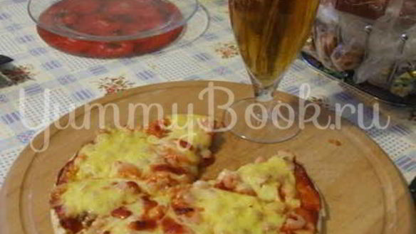 Рецепт Пиццы с креветками