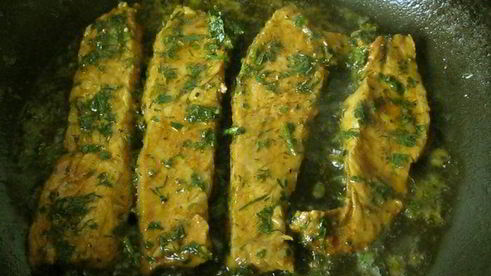 пицца с маринованным мясом