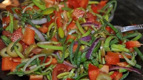 пицца с тунцом и кальмарами