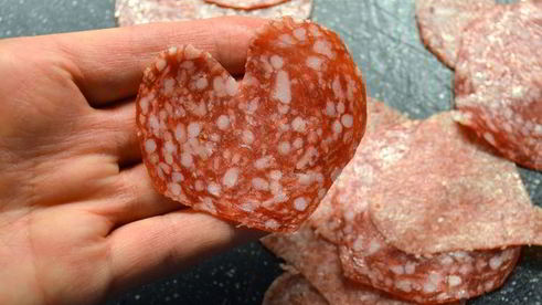 пицца сердце