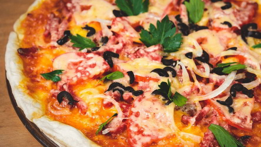 Рецепт пиццы в микроволновой печи