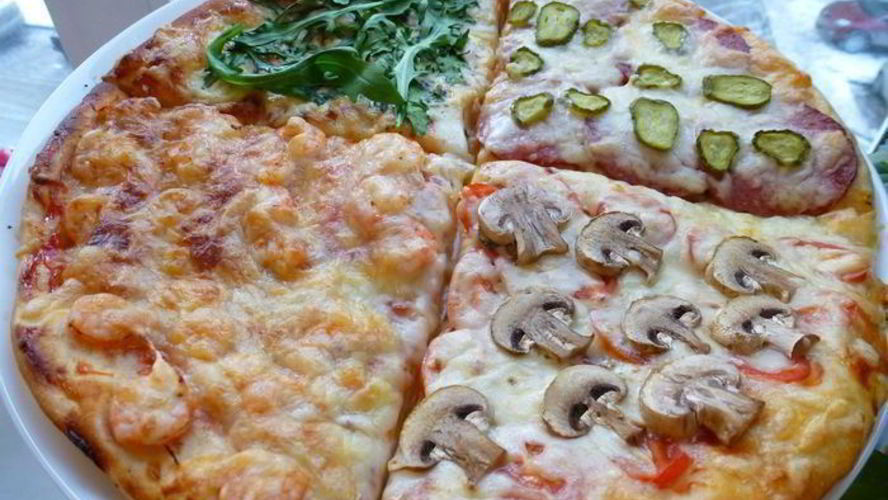 Рецепт пиццы времена года