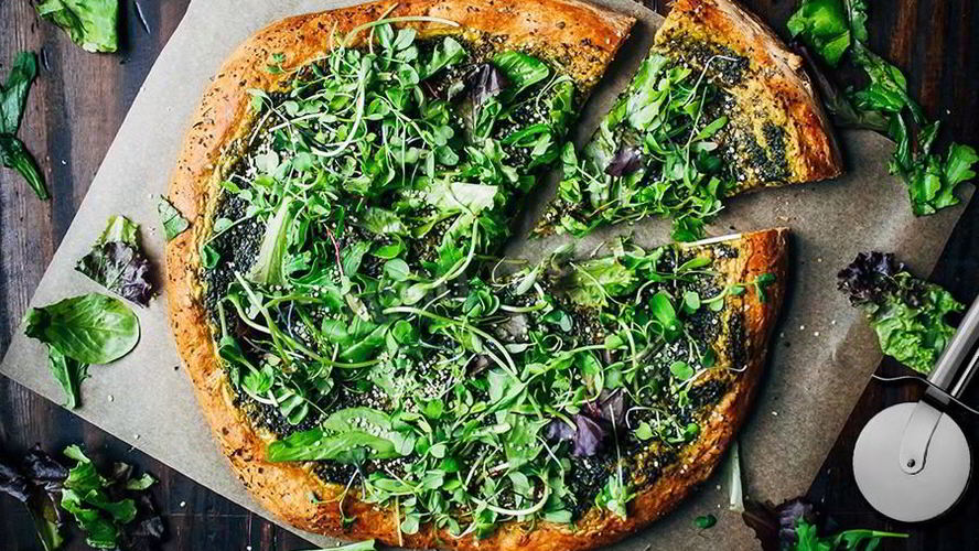 Рецепт пиццы зеленой богиня