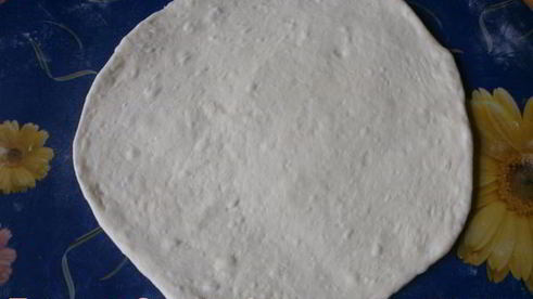 постная пицца с картофелем и грибами