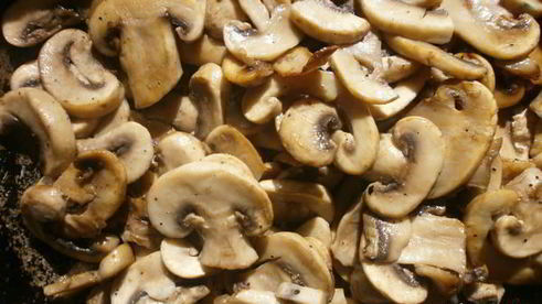 постная пицца с картофелем и грибами