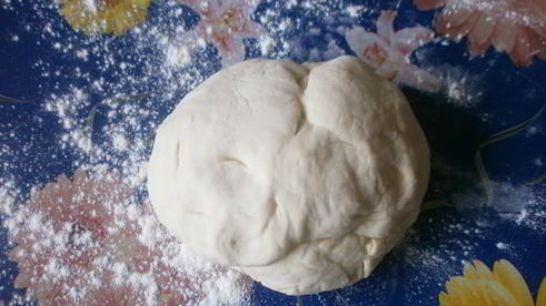 постная пицца с картофелем и грибами