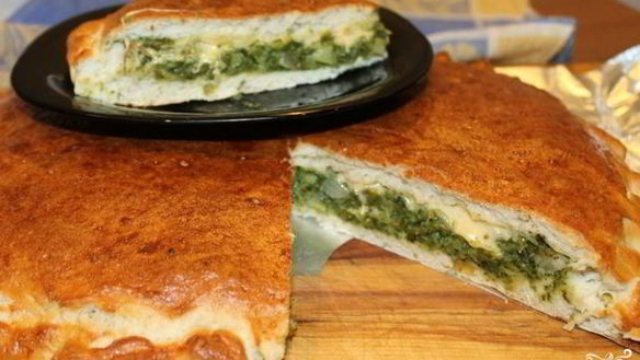 Рецепт Закрытой пиццы с брокколи
