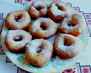 Быстрые пончики на кефире