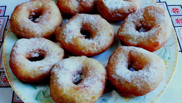 Рецепт Быстрых пончиков на кефире