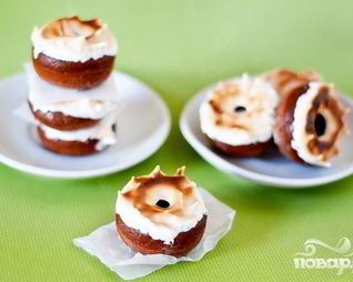 Мексиканские шоколадные пончики с глазурью