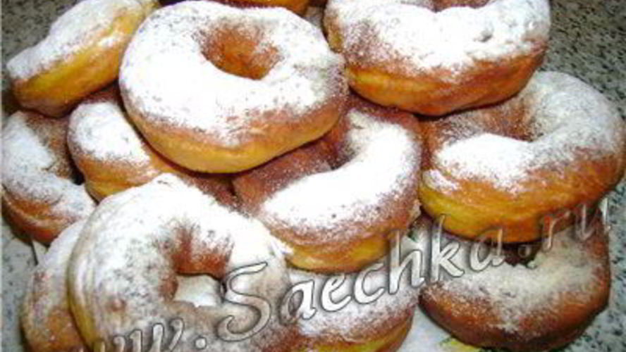 Рецепт пончиков из тыквы