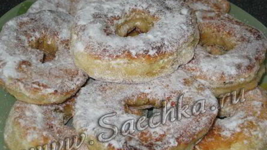 Рецепт пончиков на кефире