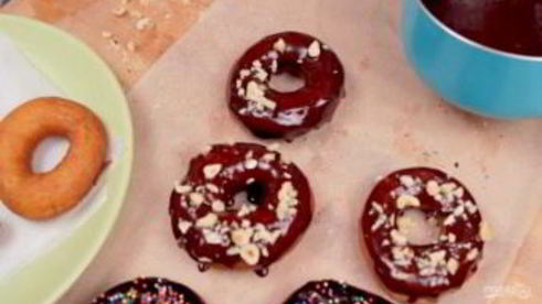 пончики с глазурью