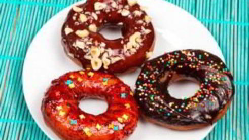 пончики с глазурью