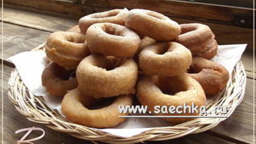 Рецепт пончиков с корицей