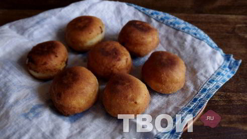 пончики с творогом